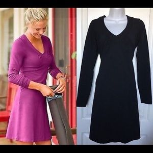 Athleta Long Sleeve Organic Cotton Senorita Dress